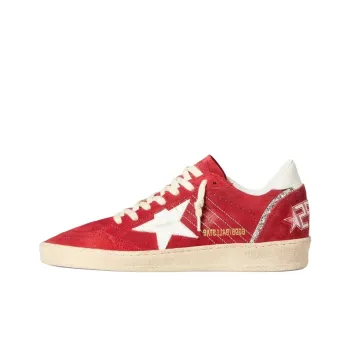 Golden Goose Ball Star Low Top Skateboard Shoes Women's Red