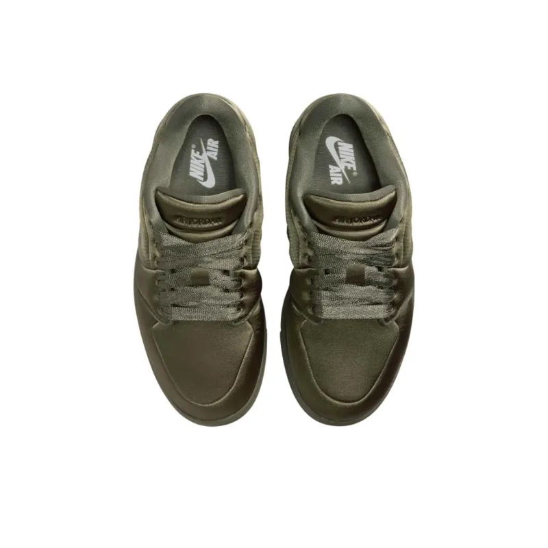 Jordan 1 Low Method Of Make Satin Medium Olive Women's-3