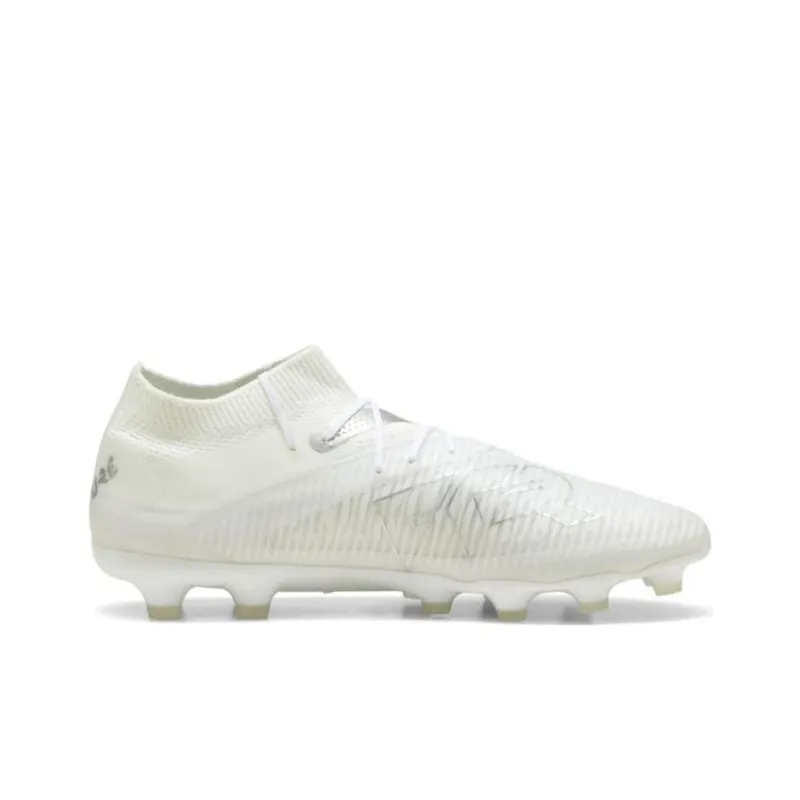 PUMA FUTURE 8 AG Short Rubber Studs HG Short Rubber Studs Anti-Slip Wear-Resistant Soccer Shoes Men's White-1