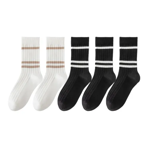 MIIOW Knee High Socks Unisex 5 Pack