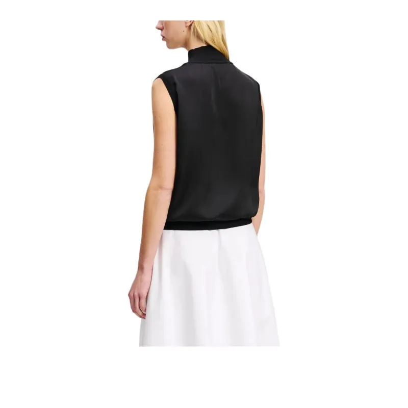 KARL LAGERFELD / Karl Lagerfeld Jeans Satin Top-4