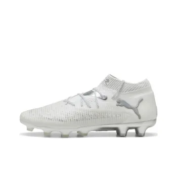 PUMA FUTURE 8 AG Short Rubber Studs HG Short Rubber Studs Anti Slip Wear Resistant Soccer Shoes Men's White