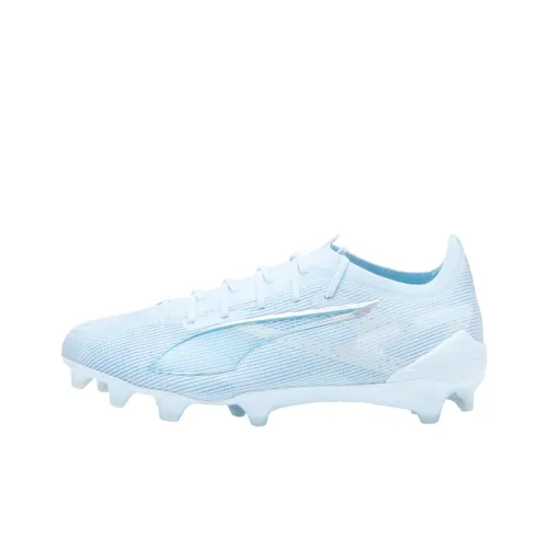 PUMA Ultra 5 FG Rubber Long Studs Natural Ground Non slip Support Soccer Shoes Women's Blue White