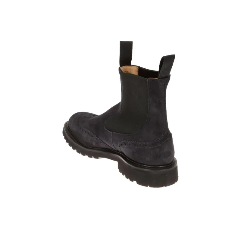 Tricker's Short Chelsea Boots Men's Black-4