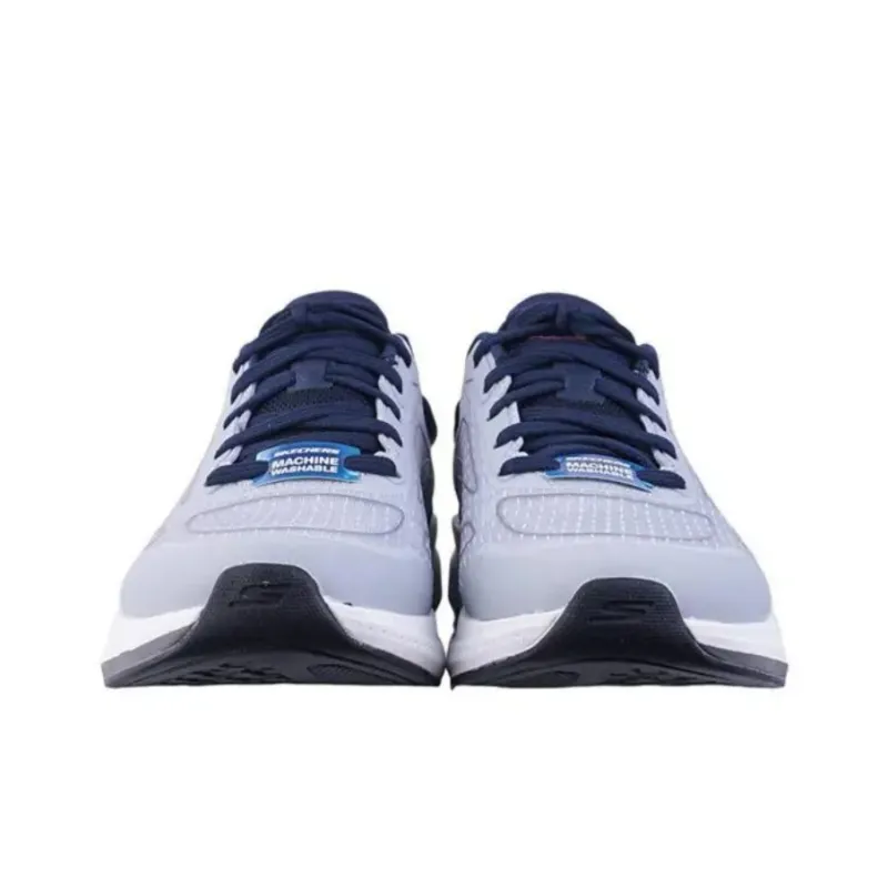 Skechers GO RUN Shock Absorbers With Slip Resistant Features Low Top Running Shoes Men's Gray-3