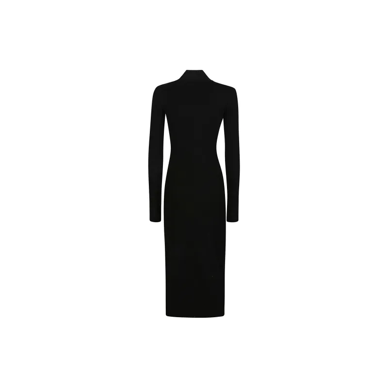 Patrizia Pepe Logo charm Midi Dress-1