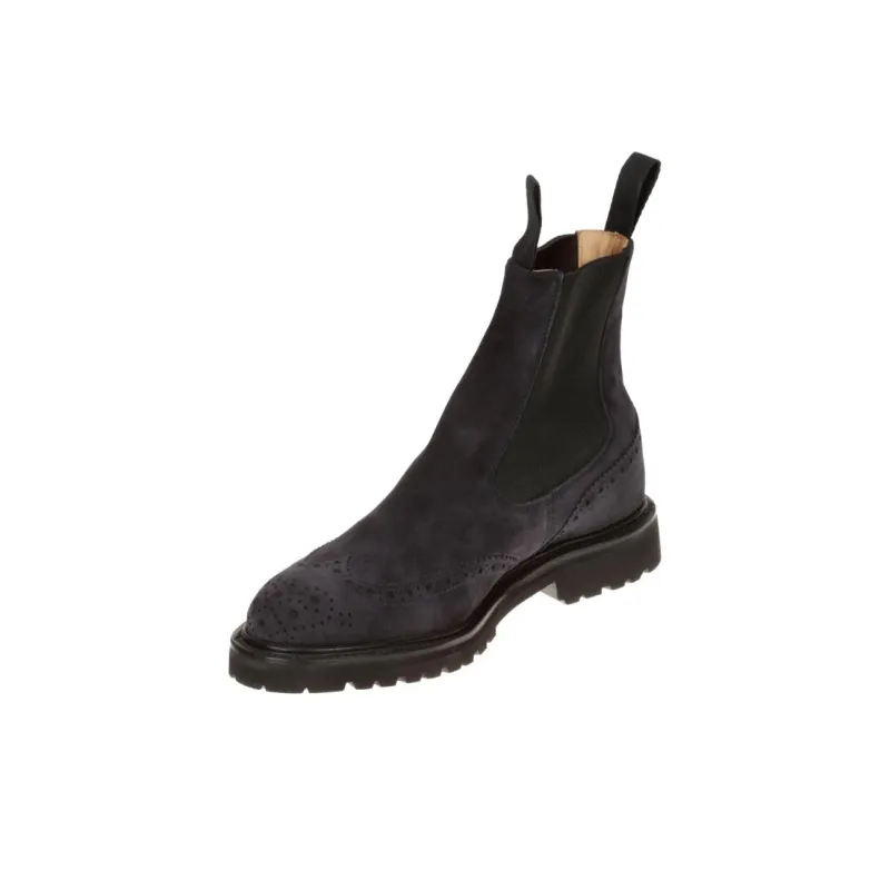 Tricker's Short Chelsea Boots Men's Black-3
