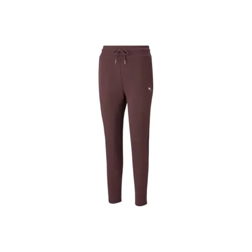 PUMA Casual Pants Women's Burgundy Color