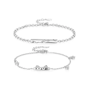 KADER 925 Sterling Silver Bracelets Unisex