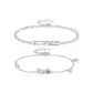 925 Sterling Silver Kitten Journal Couple Bracelet
