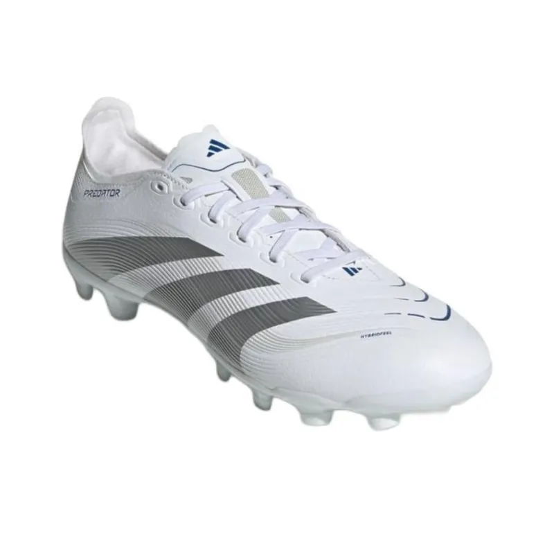 Adidas PREDATOR LEAGUE AG Short Rubber Studs HG Short Rubber Studs Anti-Slip Wear-Resistant Soccer Shoes Men's White-2