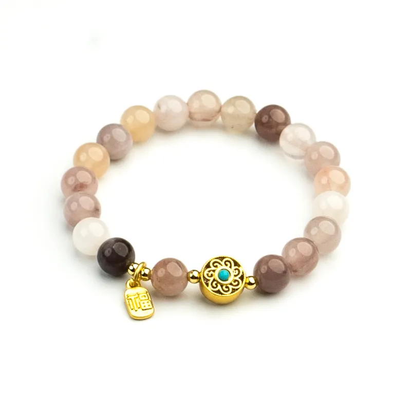 UJAT Golden Silk Jade Bracelets Unisex-2