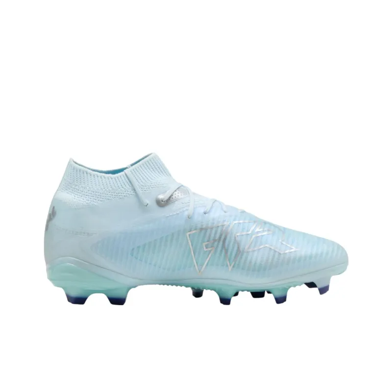 PUMA FUTURE 8 Slip Resistant, Abrasion Resistant, Lightweight Soccer Shoes Women's Ice Blue-1