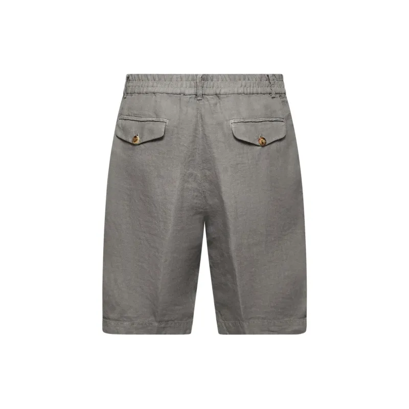 Brunello Cucinelli Buttoned Straight Leg Shorts-1