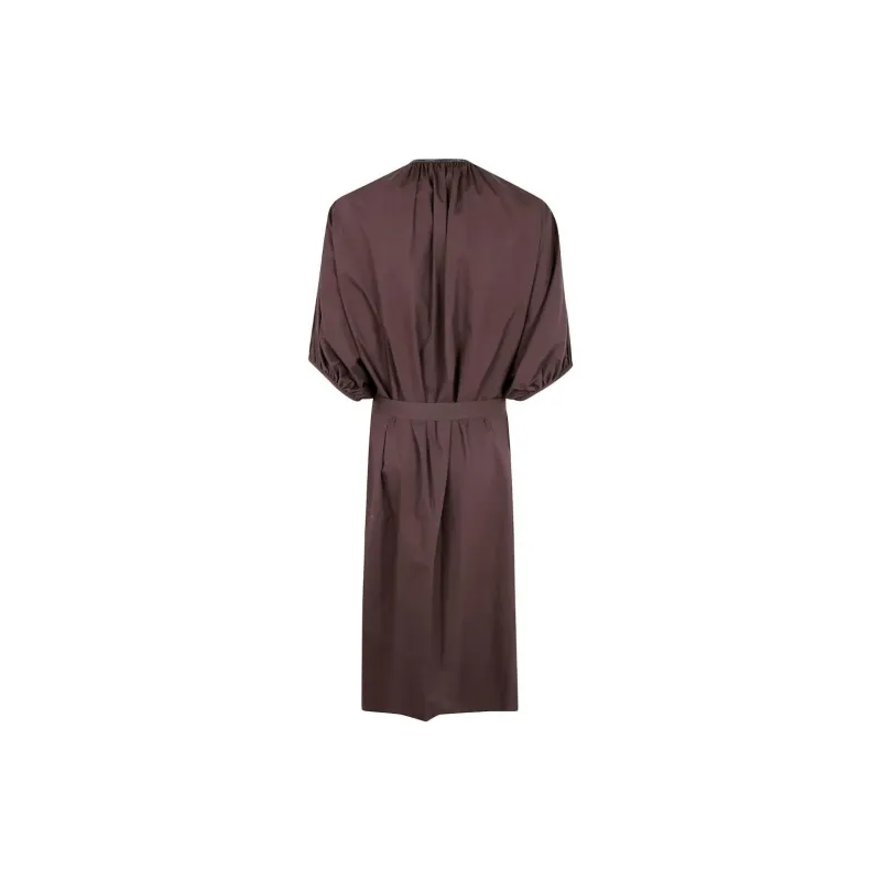 Brunello Cucinelli Embellished Belted Midi Dress-1