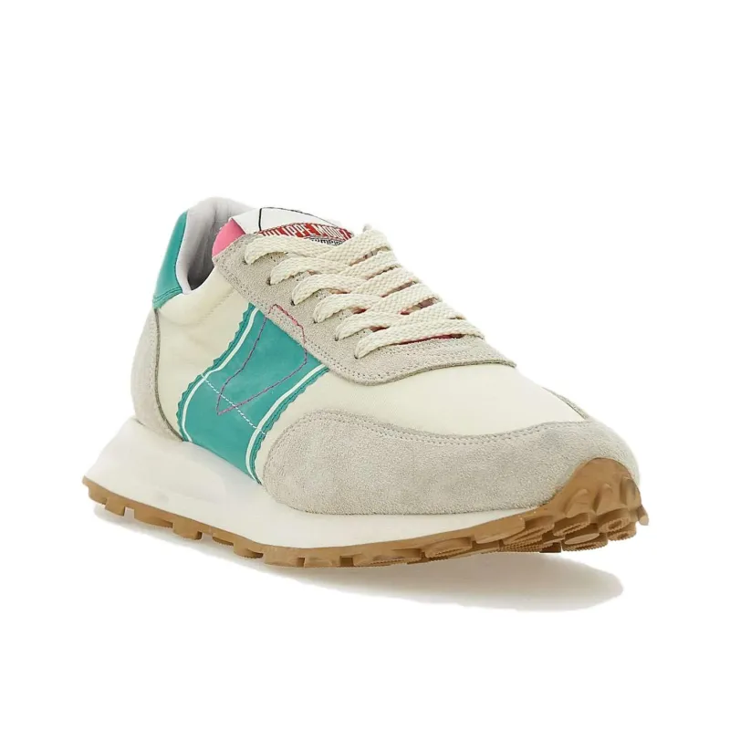 PHILIPPE MODEL Tour Low Top Casual Shoes Women's Cream Green-1