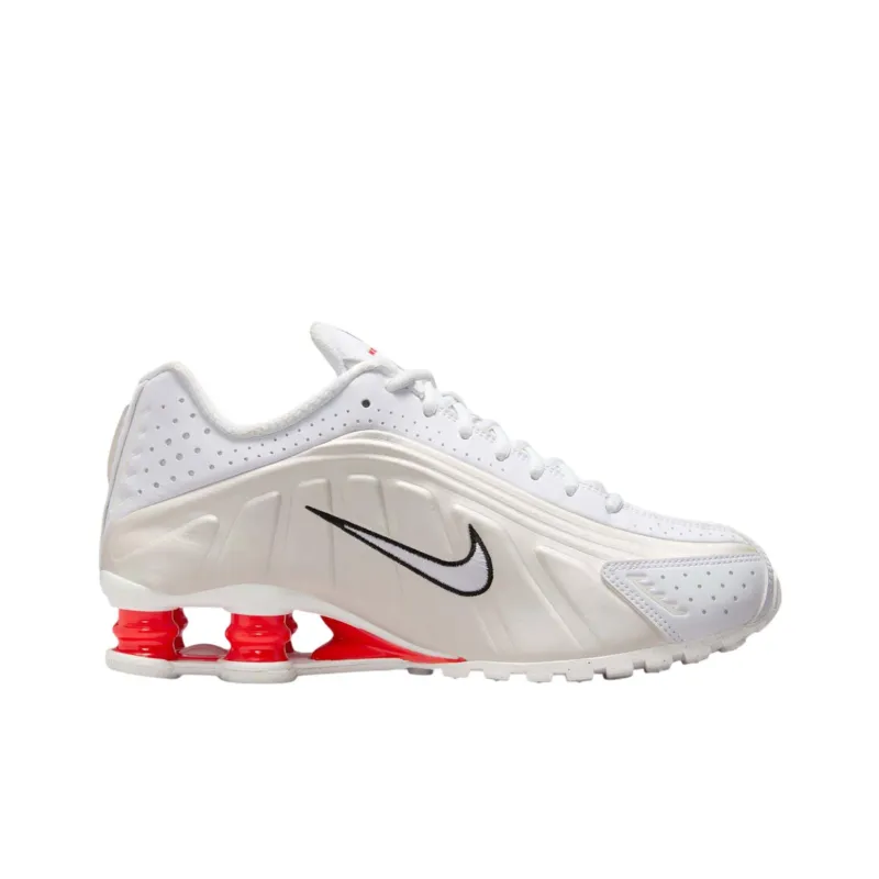 Nike Shox R4 White Phantom Picante Red Women's-1