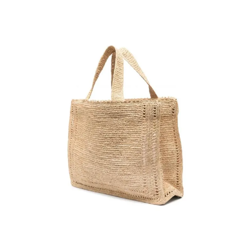 Zimmermann Raffia Tote Bag Shopping Bag Handbag Women's Natural-1