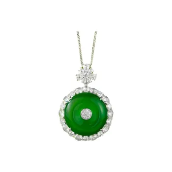 Xifeng Building Chalcedony Jade Necklaces Women's