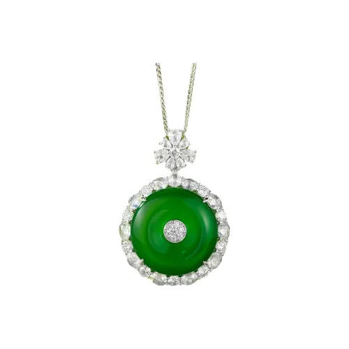 Xifeng Building Chalcedony Jade Necklaces Women's