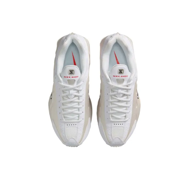 Nike Shox R4 White Phantom Picante Red Women's-3