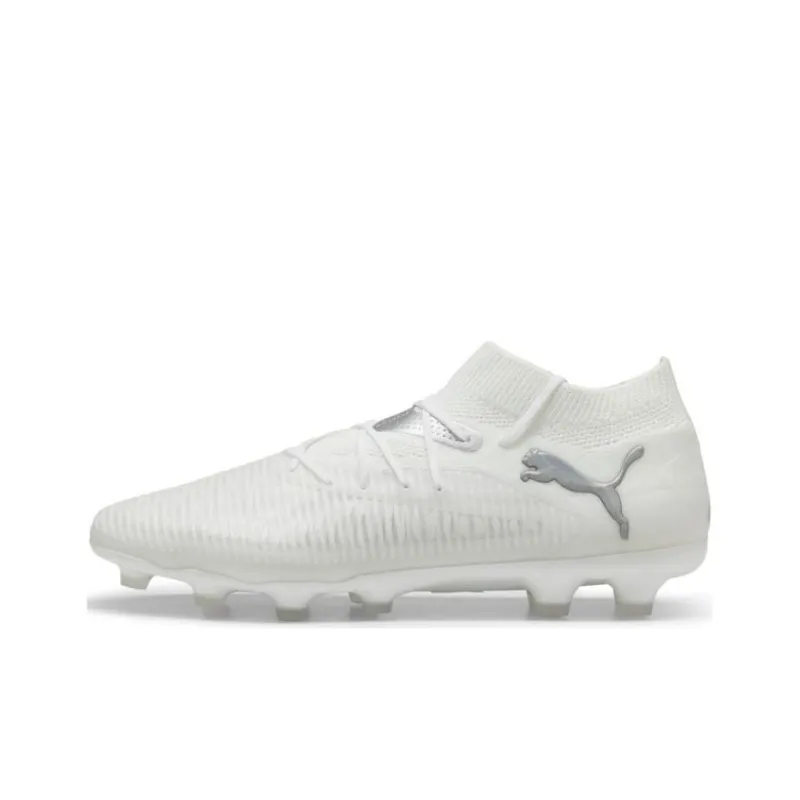 PUMA FUTURE 8 AG Short Rubber Studs HG Short Rubber Studs Anti-Slip Wear-Resistant Soccer Shoes Men's White-0