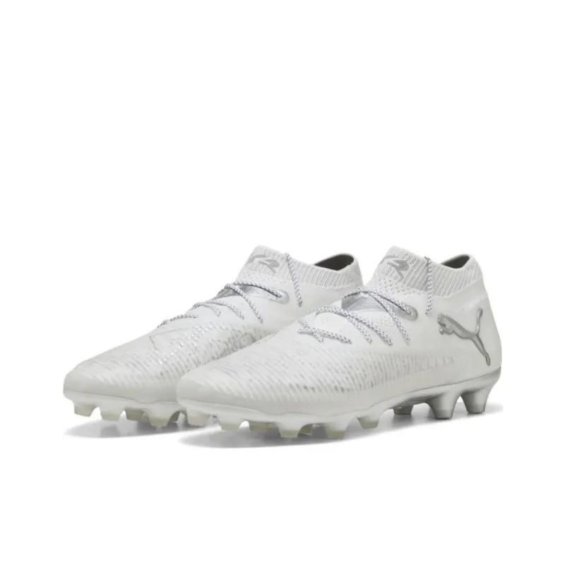 PUMA FUTURE 8 AG Short Rubber Studs HG Short Rubber Studs Anti Slip Wear Resistant Soccer Shoes Men's White-2