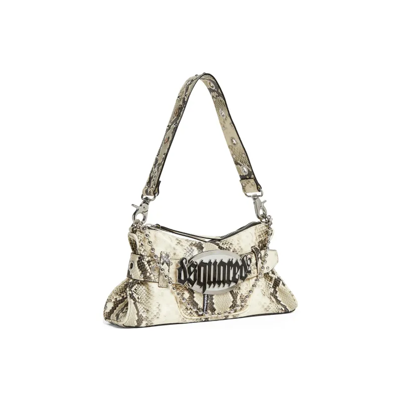 DSQUARED 2 Gothic Leather Shoulder Bag-1