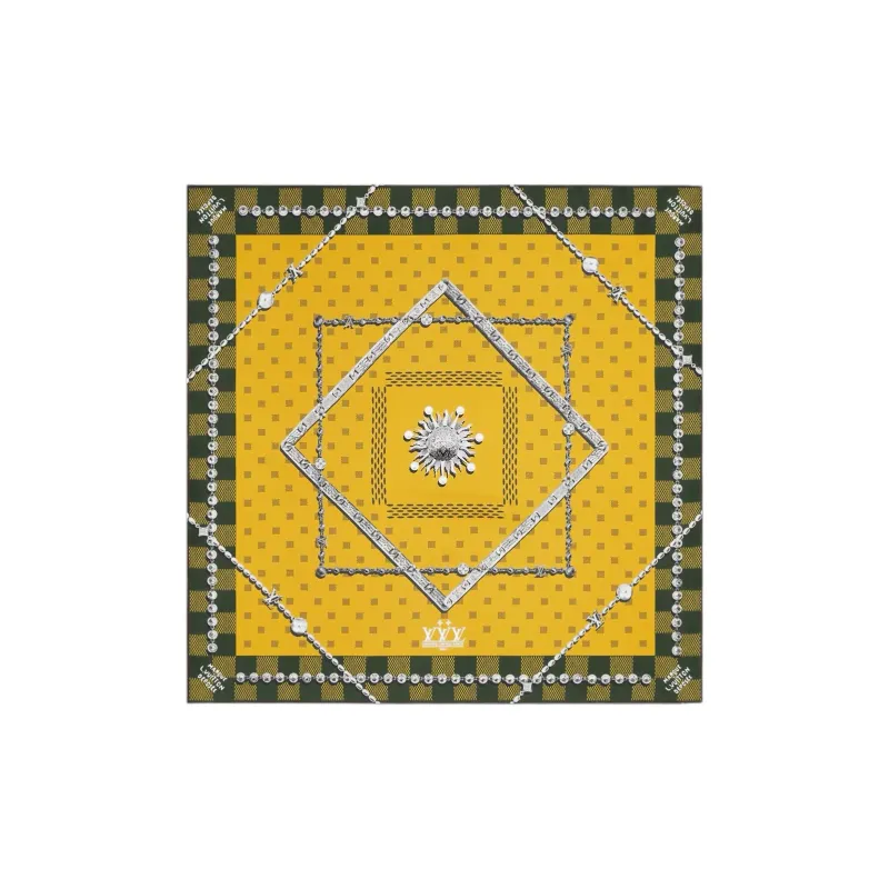 LOUIS VUITTON Damier Jewelry Silk Square-0