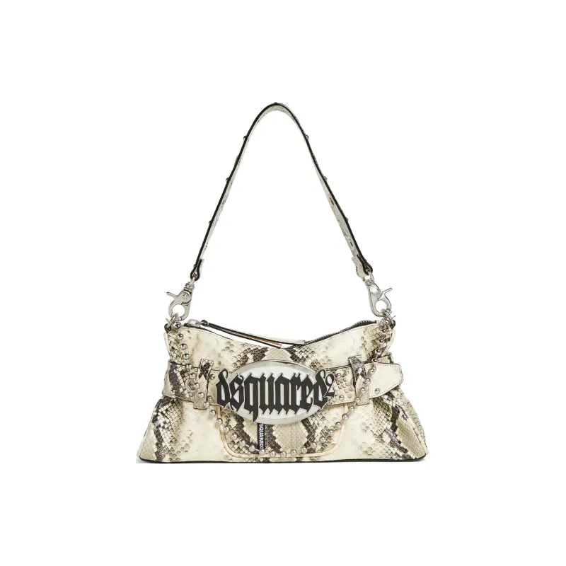 DSQUARED 2 Gothic Leather Shoulder Bag-0