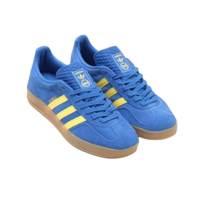 Adidas Gazelle Indoor Blue Pure Sulfur-2
