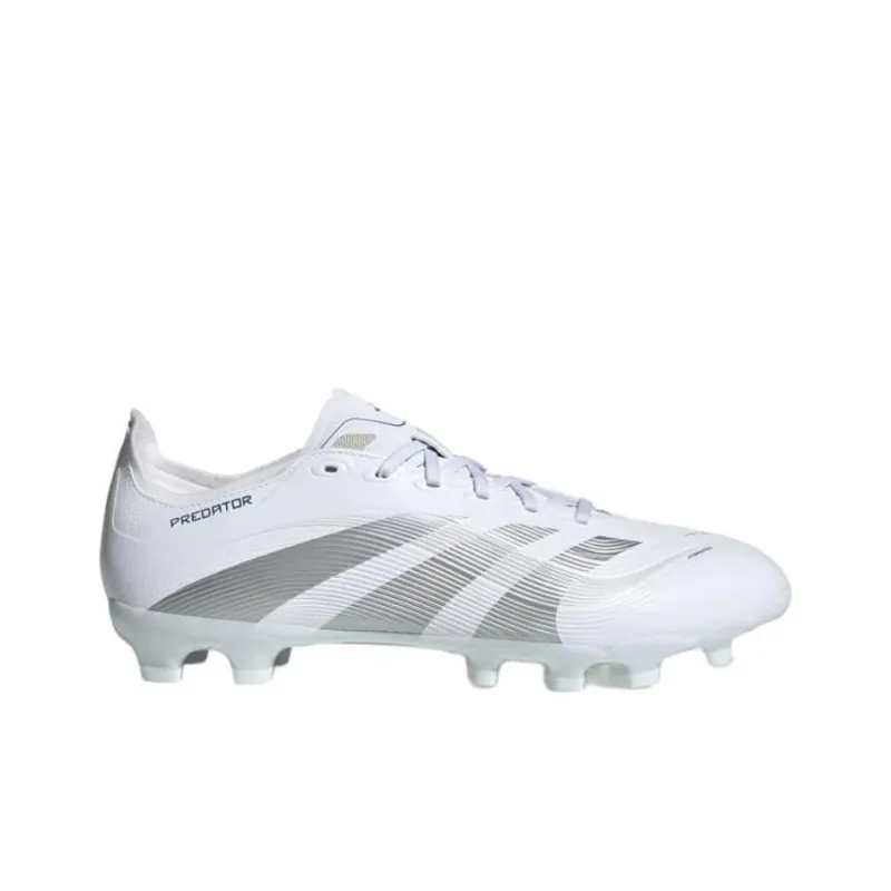 Adidas PREDATOR LEAGUE AG Short Rubber Studs HG Short Rubber Studs Anti-Slip Wear-Resistant Soccer Shoes Men's White-1