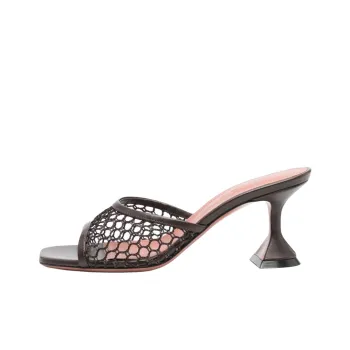 AMINA MUADDI 65mm Fishnet Sandals Women's