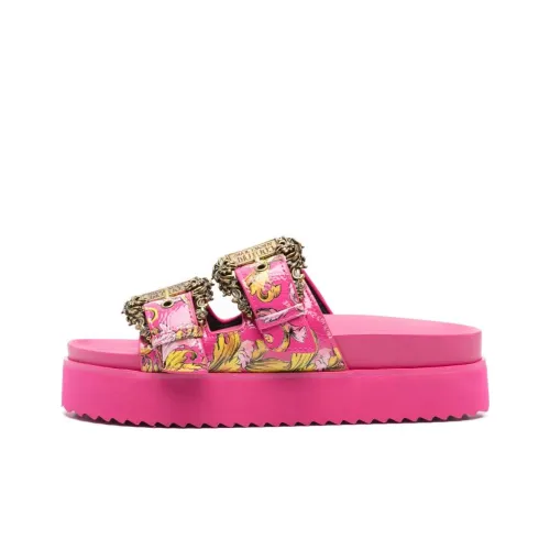 VERSACE JEANS COUTURE Slide Slippers Women's Pink