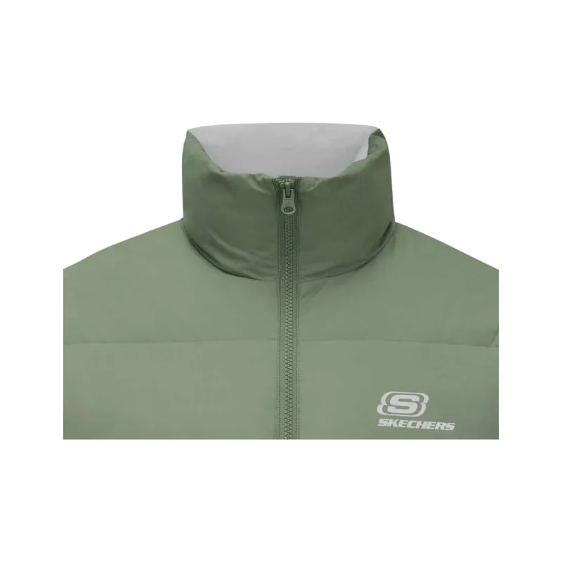 Skechers Sports Alliance Series Down Jacket Unisex Brown Green-2
