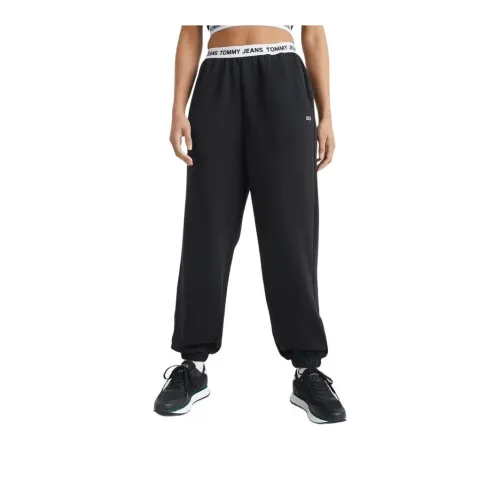 Tommy Hilfiger Knitted Sweatpants Women's Black