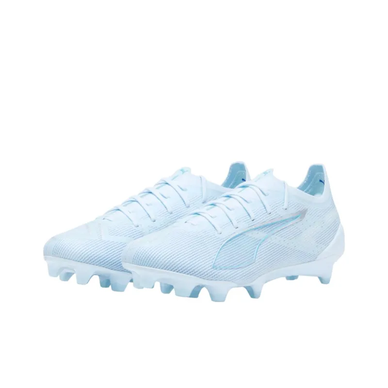 PUMA Ultra 5 FG Firm Ground Natural Ground Non slip Support Soccer Shoes Women's Blue White-2