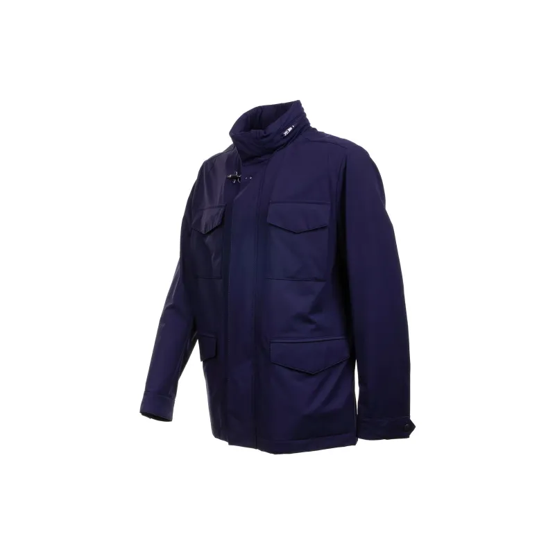 FAY Jackets Men Blue-2