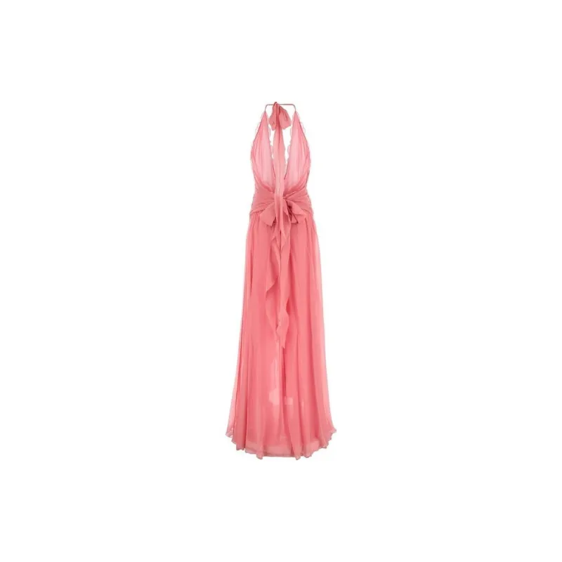Blumarine Floral appliqué Maxi Dress-1