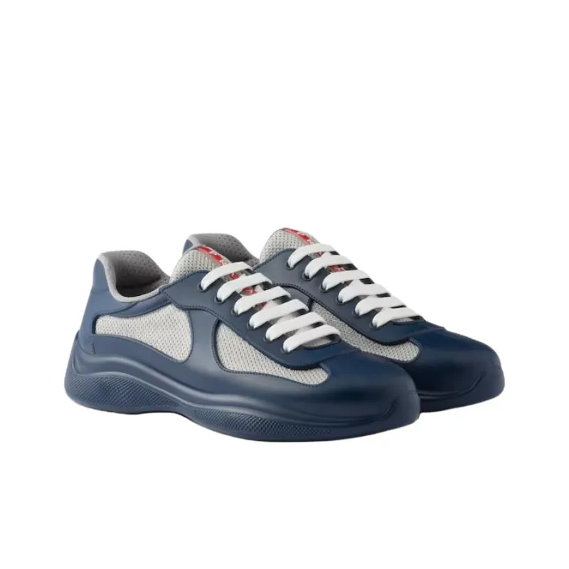 PRADA America's Cup Low-Top Casual Shoes Unisex Blue-2