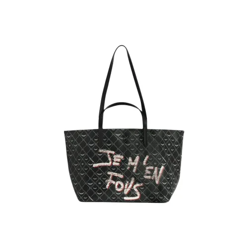 Zadig & Voltaire Polyurethane Tote Bag, Shopping Bag, Shoulder Bag, Handbag Extra Large Women's Black