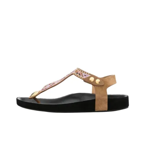 ISABEL MARANT Enore Strap Sandals Women's Black Umber