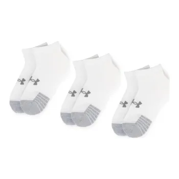 Under Armour Ankle Socks Unisex 3 Pack White