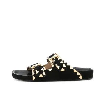 ISABEL MARANT Lennyo Slide Slippers Women's Black