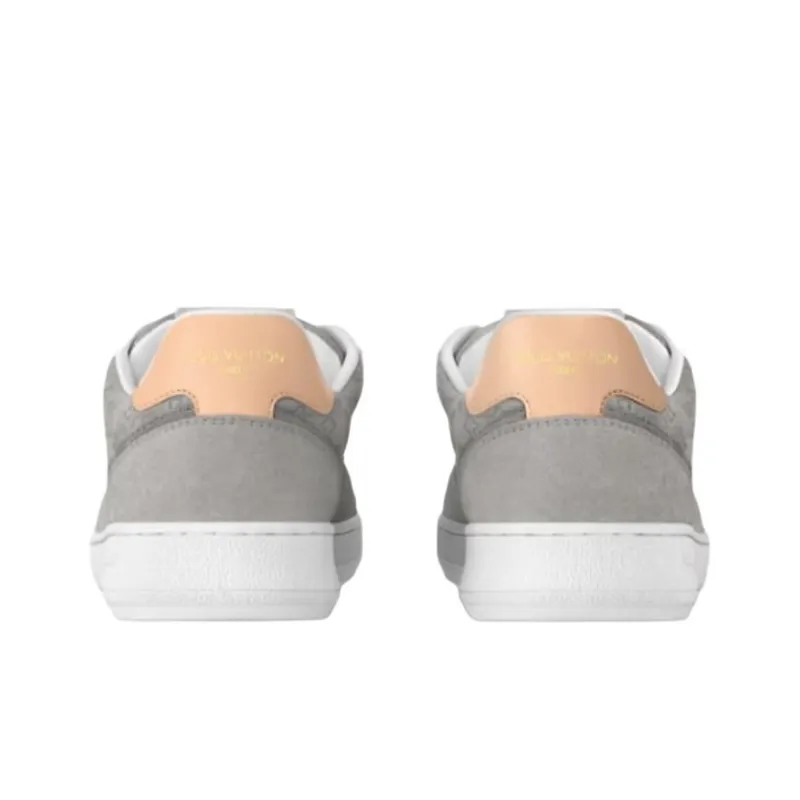 LOUIS VUITTON Stadium Low-Top Skateboard Shoes Women's Gray-3