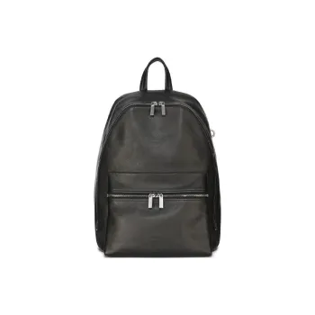 RICK OWENS/RO Calfskin Backpack Unisex Black