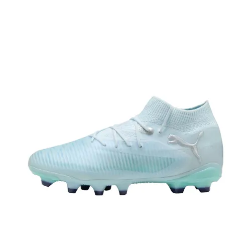 PUMA FUTURE 8 Anti Slip And Wear Resistant Lightweight Soccer Shoes Women's Ice Blue