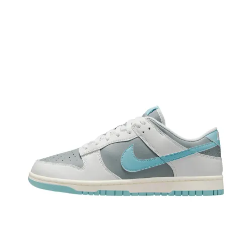 Nike Dunk Anti Slip Wear Resistant Low Top Skateboard Shoes Men's Blue Gray