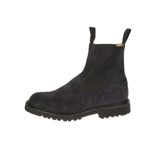 Tricker's Short Chelsea Boots Men's Black