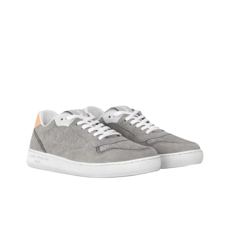 LOUIS VUITTON Stadium Low-Top Skateboard Shoes Women's Gray-1